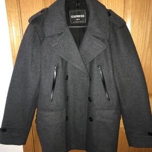 EXPRESS Men Peacoat (Medium)